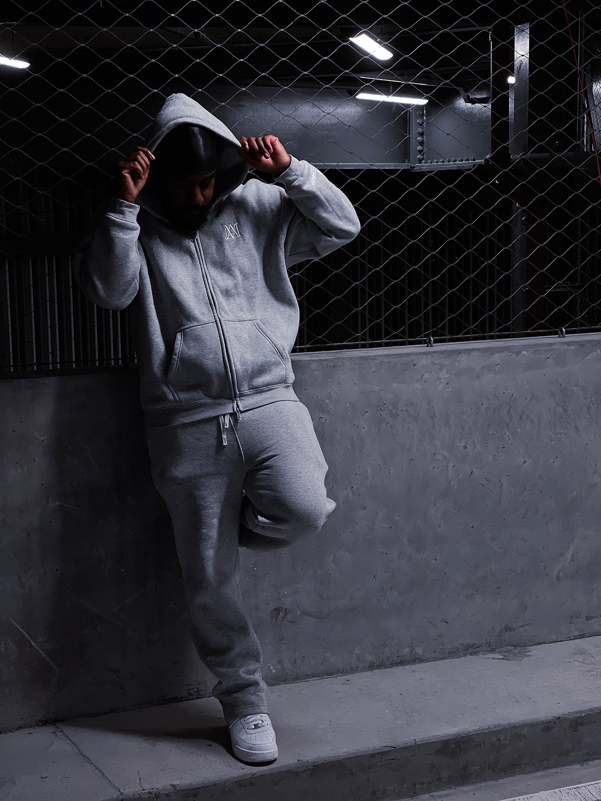 grey tracksuit