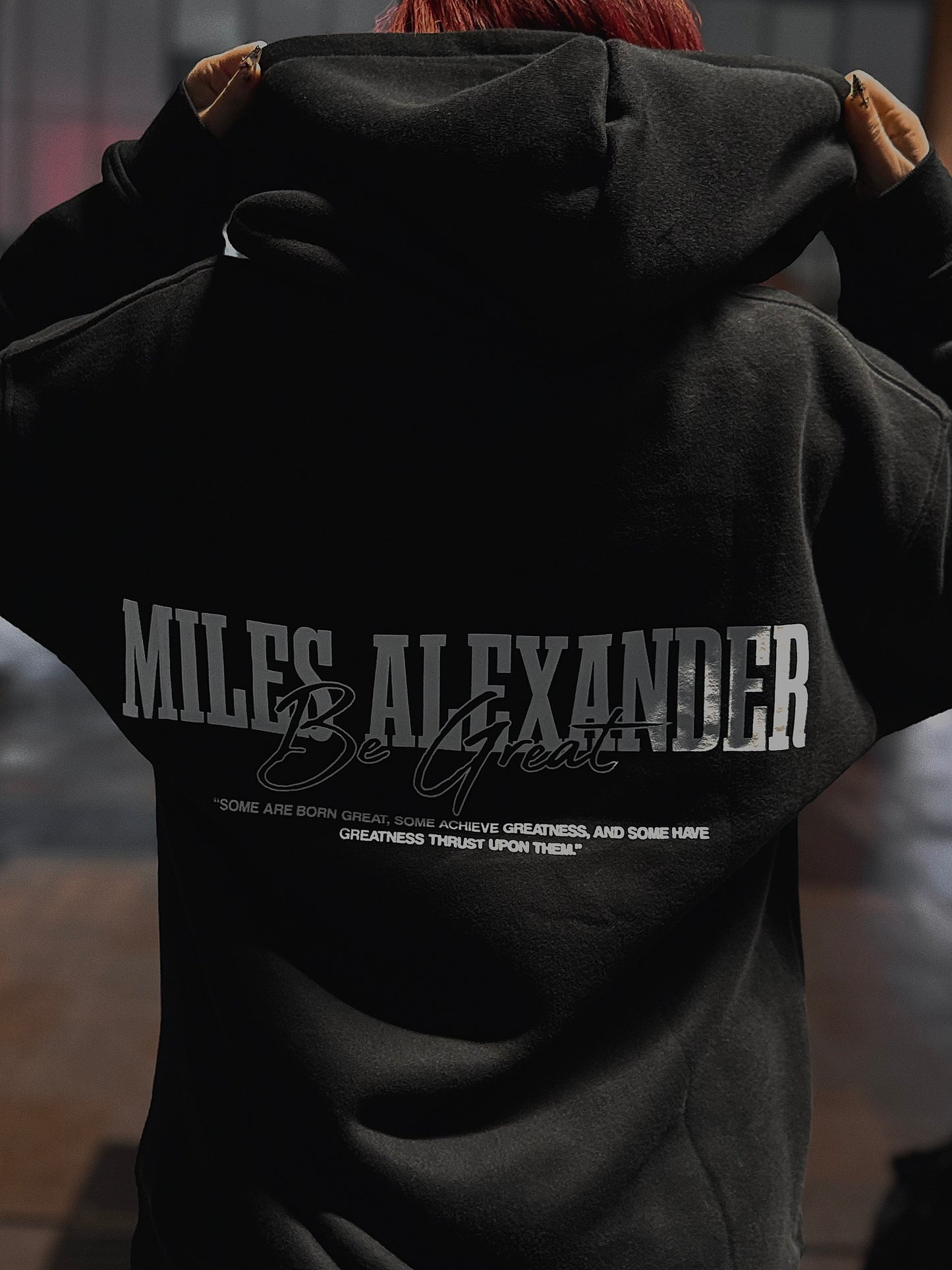 "Be Great" Black Hoodie