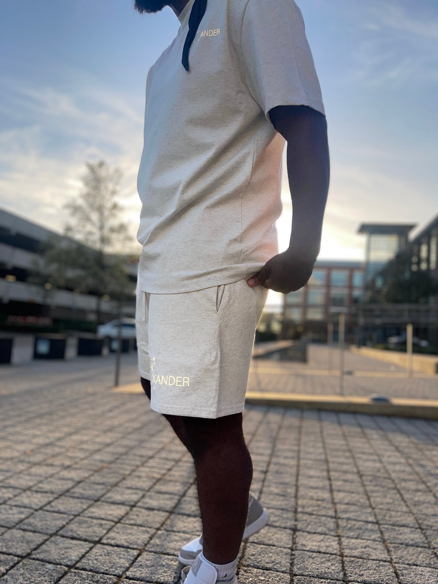 MILES ALEXANDER - LIGHT GREY SHORTS