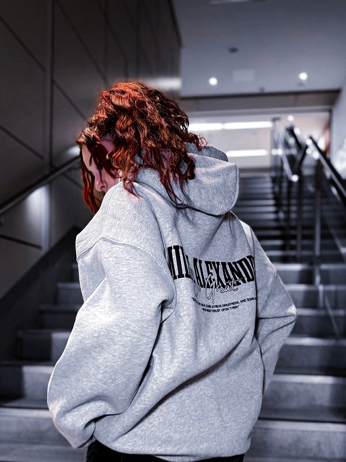 "Be Great" Grey Hoodie