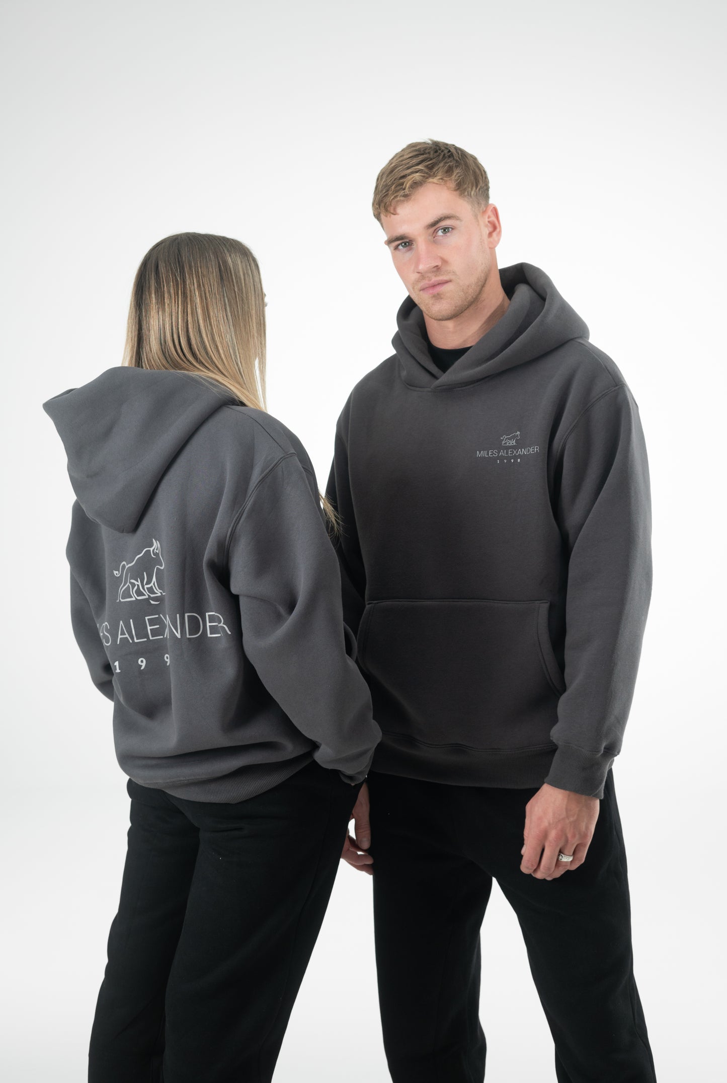 Super thick Charcoal Grey Hoodie