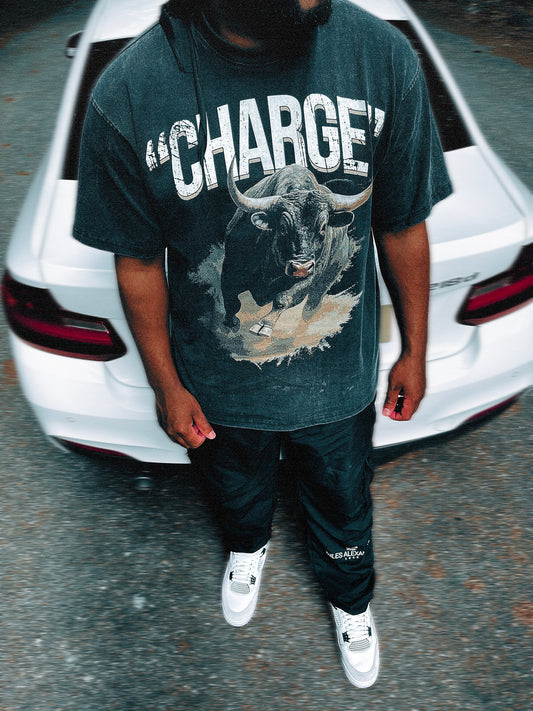 Charge Bull graphic T-shirt