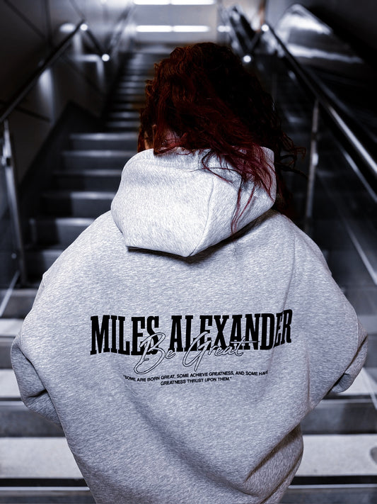 "Be Great" Grey Hoodie