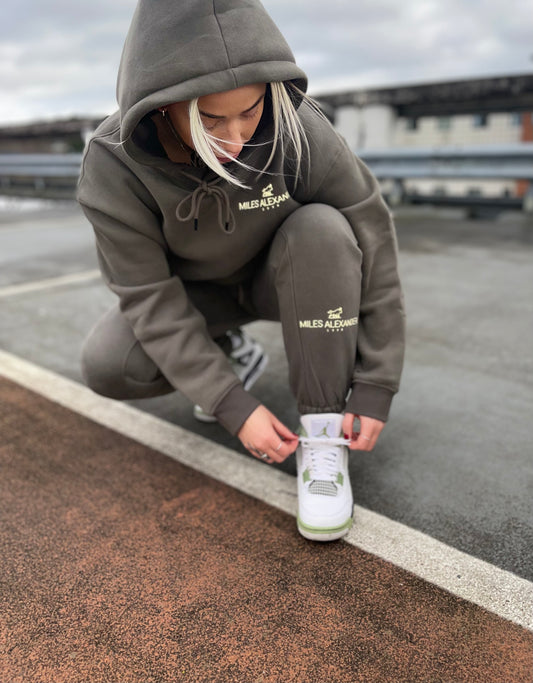 Khaki tracksuit, Khaki hoodie & Khaki sweatpants