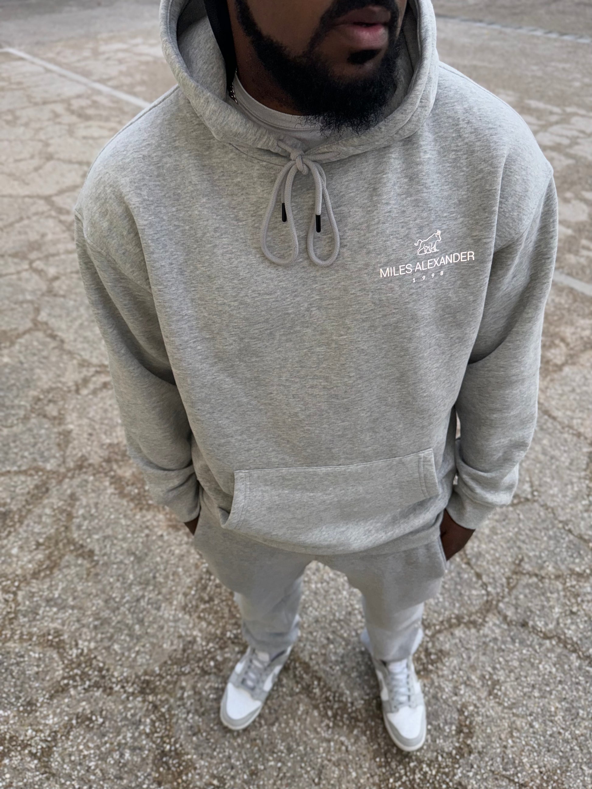 light grey hoodie